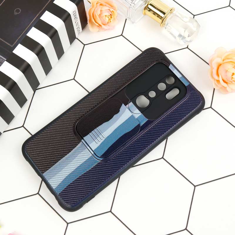 قاب سیلیکونی رنگین کمانی محافظ لنزدار کشویی Xiaomi Redmi Note 8 Pro