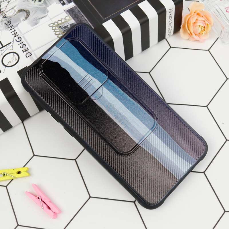 قاب سیلیکونی رنگین کمانی محافظ لنزدار کشویی Xiaomi Redmi Note 8 Pro