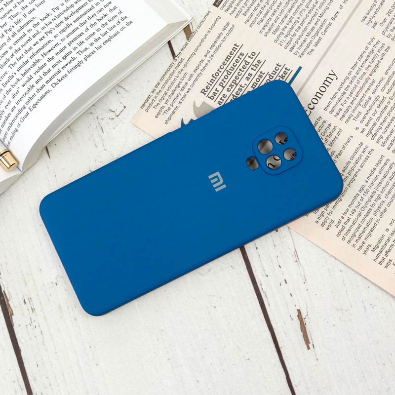 قاب سیلیکونی زیربسته شیائومی Redmi Note 9s / Redmi Note 9 Pro محافظ لنزدار