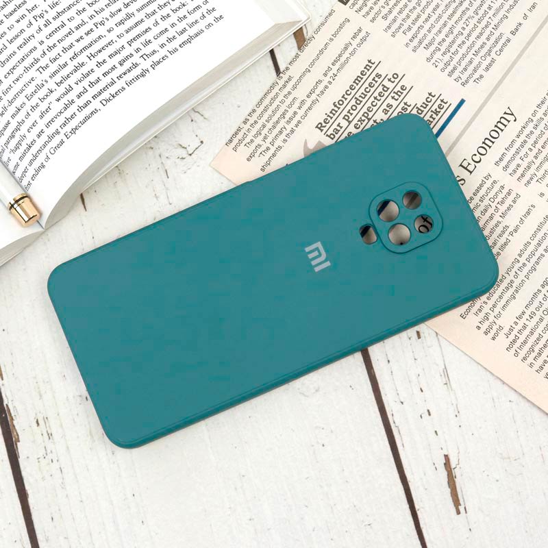 قاب سیلیکونی زیربسته شیائومی Redmi Note 9s / Redmi Note 9 Pro محافظ لنزدار