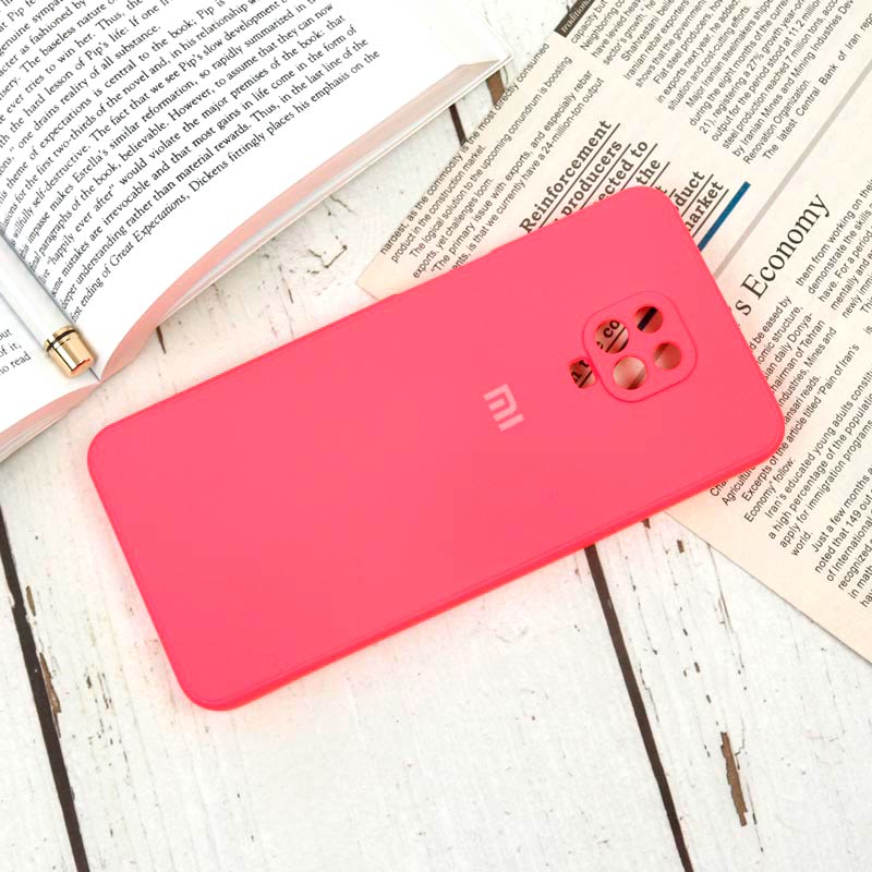 قاب سیلیکونی زیربسته شیائومی Redmi Note 9s / Redmi Note 9 Pro محافظ لنزدار