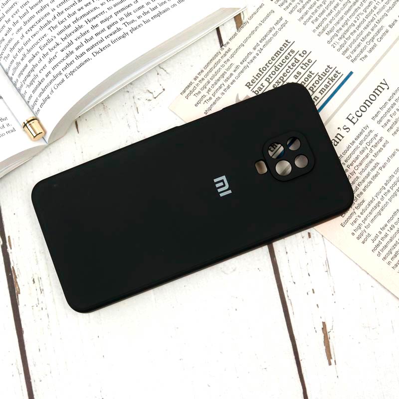 قاب سیلیکونی زیربسته شیائومی Redmi Note 9s / Redmi Note 9 Pro محافظ لنزدار