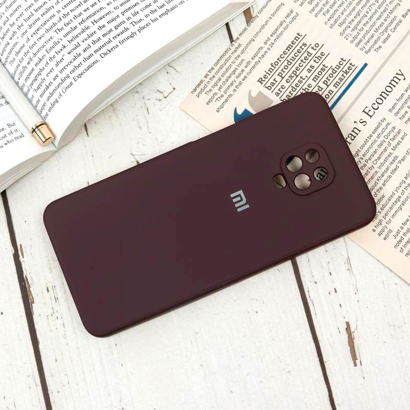 قاب سیلیکونی زیربسته شیائومی Redmi Note 9s / Redmi Note 9 Pro محافظ لنزدار