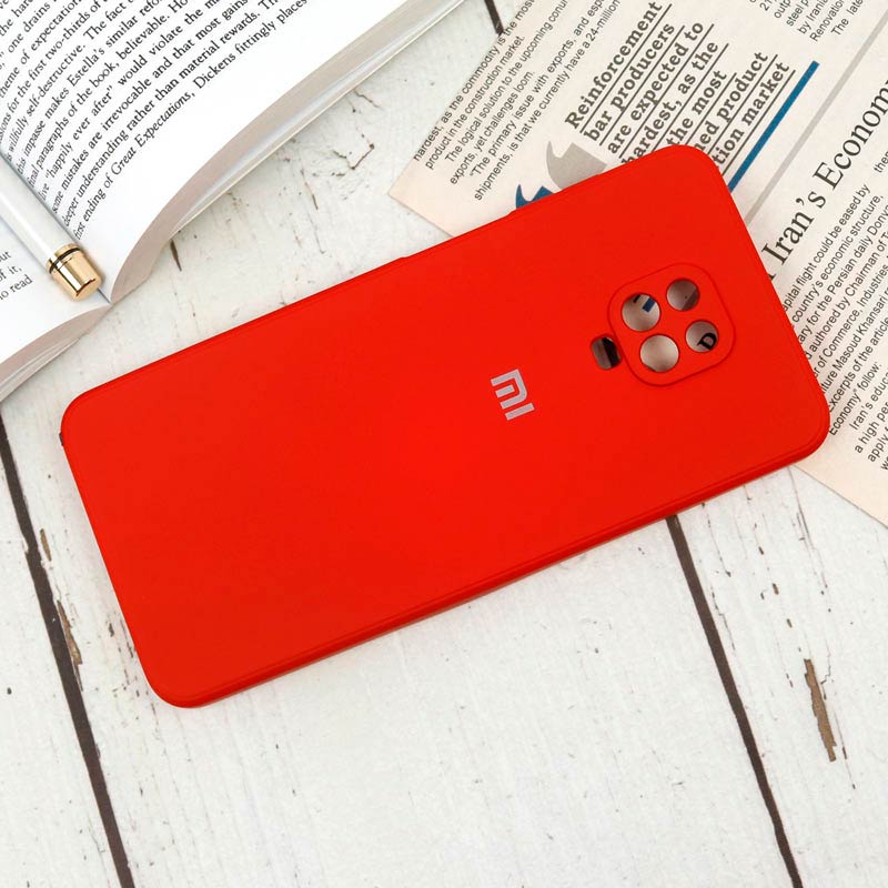 قاب سیلیکونی زیربسته شیائومی Redmi Note 9s / Redmi Note 9 Pro محافظ لنزدار