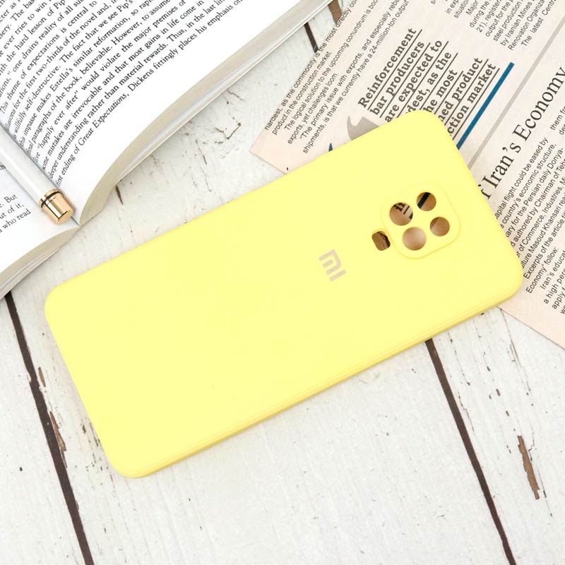 قاب سیلیکونی زیربسته شیائومی Redmi Note 9s / Redmi Note 9 Pro محافظ لنزدار