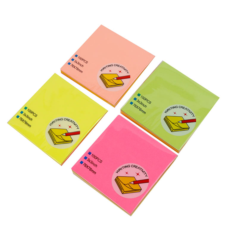 کاغذ یادداشت چسب دار Sticky Note GS-04 8*8cm بسته 12 عددی