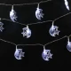 ریسه طرح ماه و ستاره مهتابی طول 2.5 متر