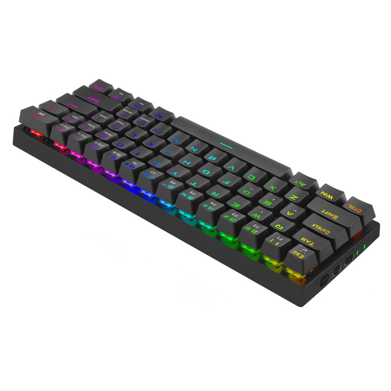 کیبورد بی سیم گیمینگ T-DAGGER VERDE T-TGK317