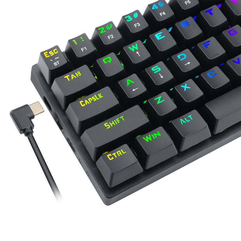 کیبورد بی سیم گیمینگ T-DAGGER VERDE T-TGK317