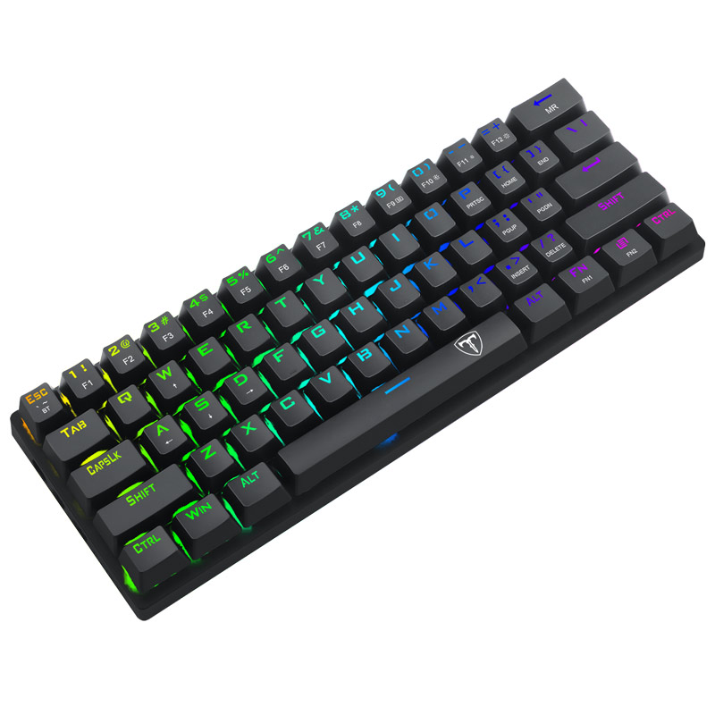 کیبورد بی سیم گیمینگ T-DAGGER VERDE T-TGK317