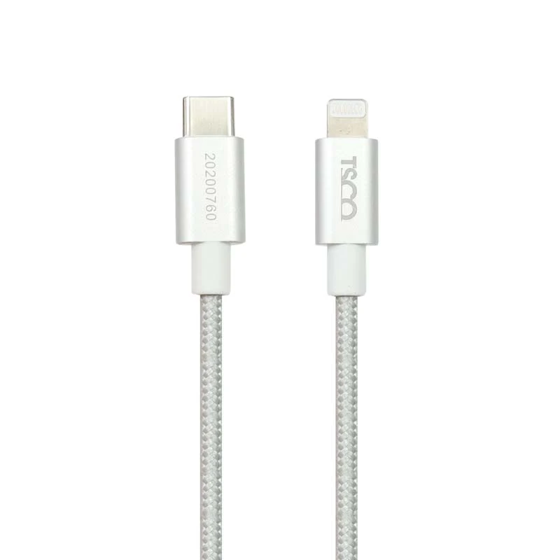 کابل تبدیل فست شارژ TSCO TC PD200 Type-C to Lightning 2.4A 1.5m