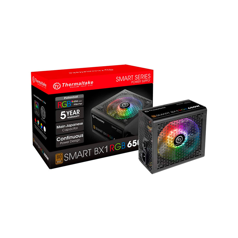 پاور 650 وات ترمالتیک Thermaltake Smart BX1 RGB Bronze
