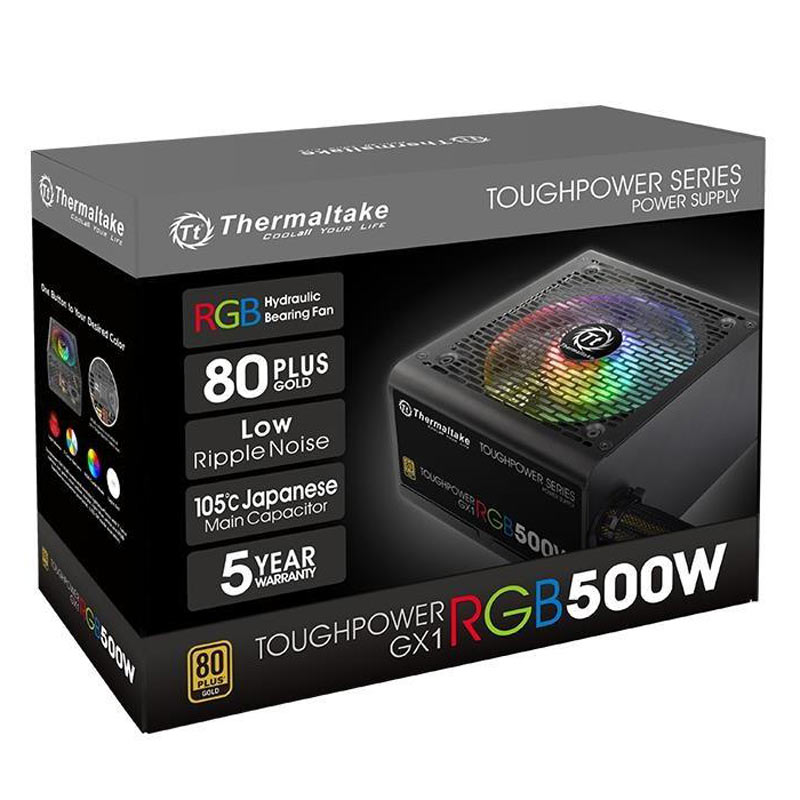 پاور 500 وات ترمالتیک Thermaltake Toughpower GX1 RGB Gold