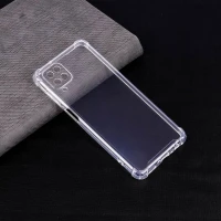 قاب ژله ای ضربه گیر بی رنگ محافظ لنزدار Samsung Galaxy A12