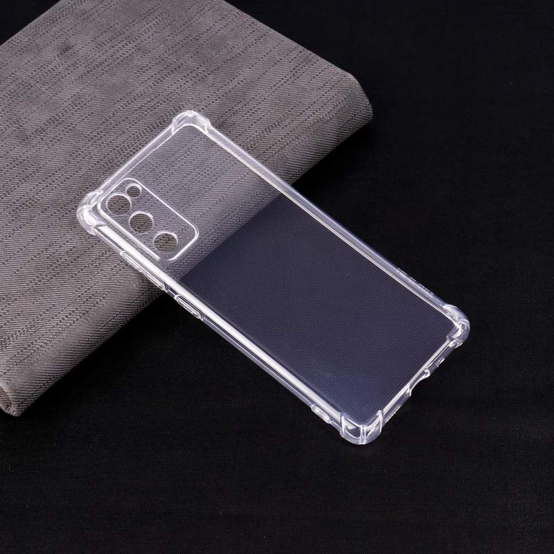 قاب ژله ای ضربه گیر بی رنگ محافظ لنزدار Samsung Galaxy S20 FE