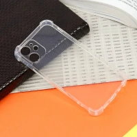 قاب ژله ای ضربه گیر بی رنگ محافظ لنزدار iPhone 12 Mini