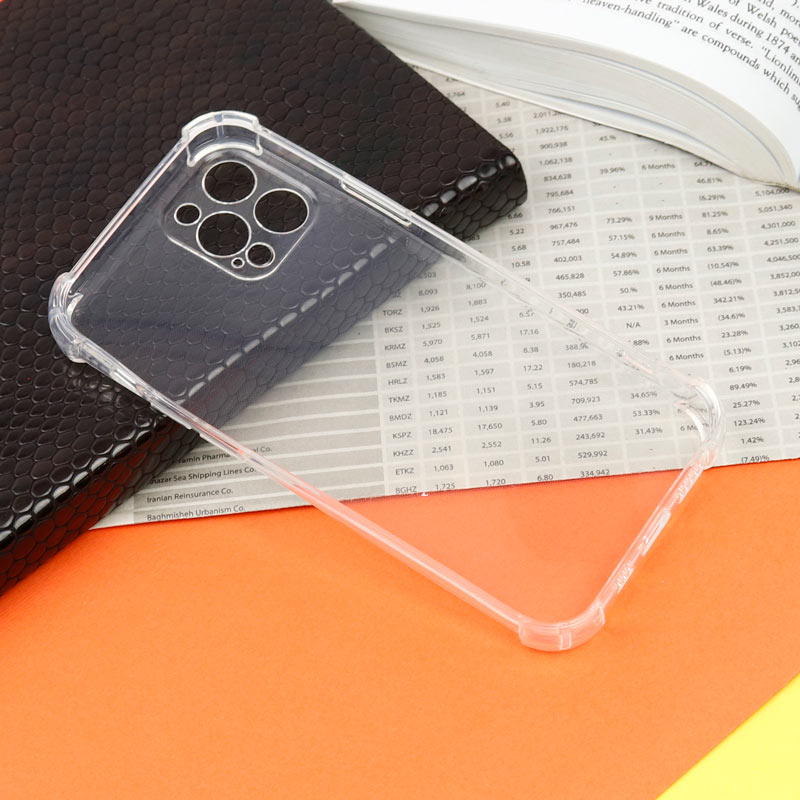 قاب ژله ای ضربه گیر بی رنگ محافظ لنزدار iPhone 12 Pro