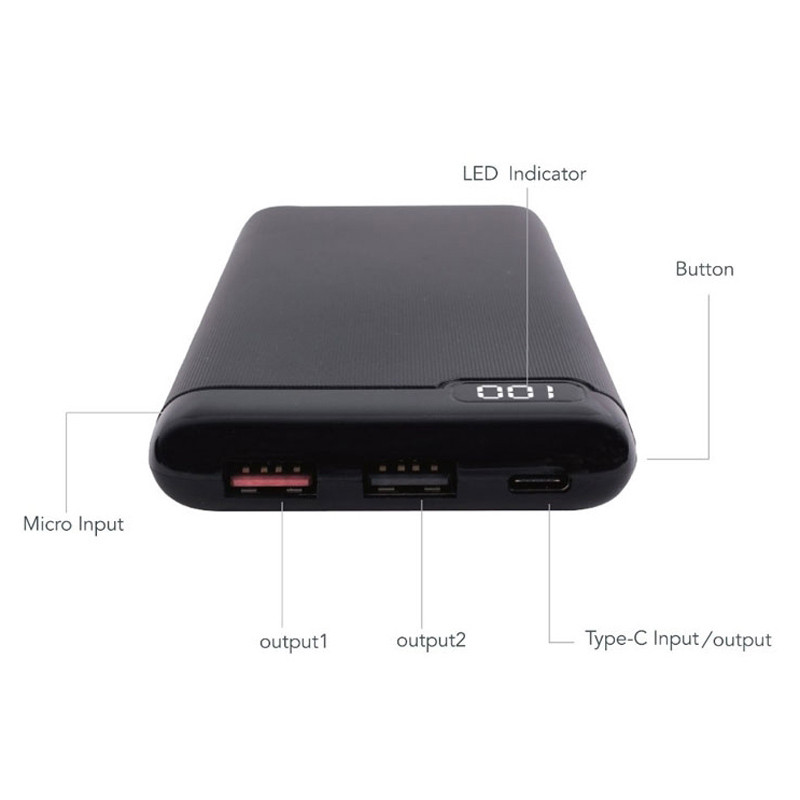 پاوربانک فست شارژ 10000 وریتی Verity V-PP121PD QC3 PD 18W