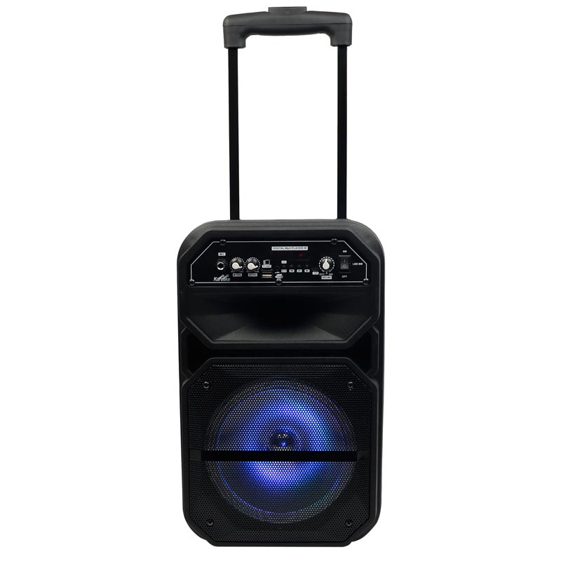 اسپیکر چمدانی بلوتوثی رم و فلش خور W-6009 + میکروفون و ریموت کنترل