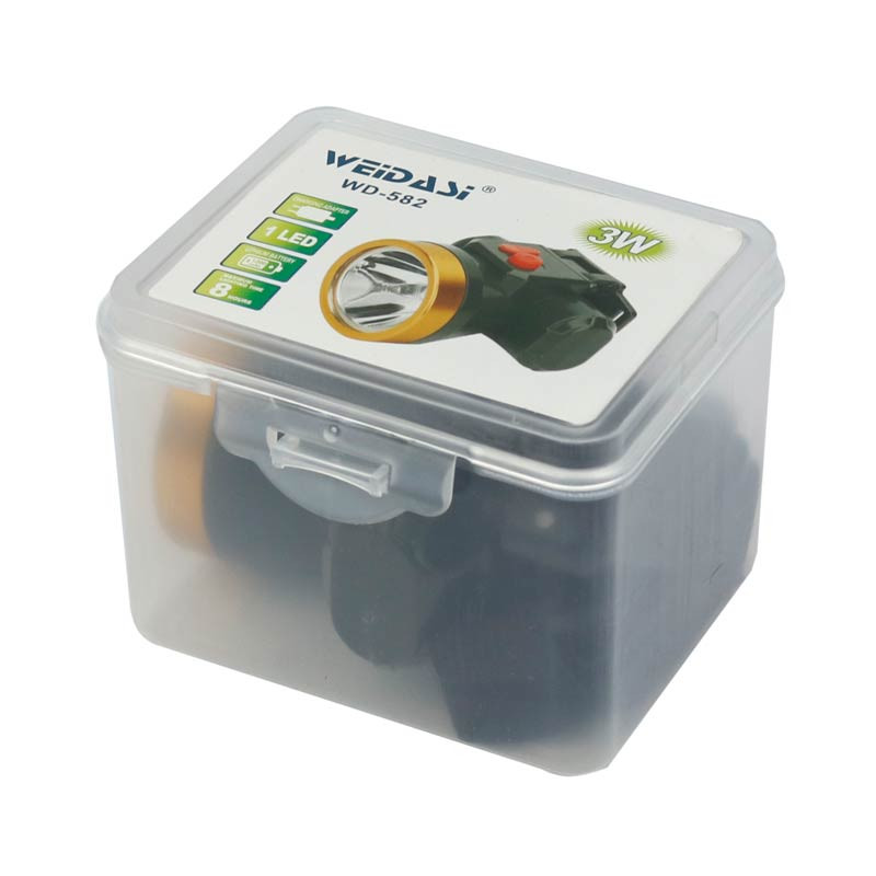 چراغ قوه پیشانی هدلایت شارژی Weidasi WD-582