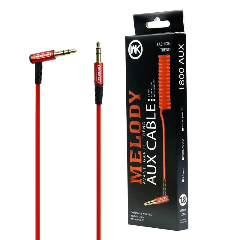 کابل WK-Design WDC-071 AUX یکسر L طول 1.8 متر