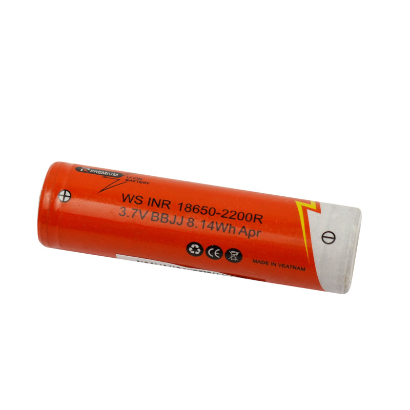 باتری لیتیوم WS INR BBJJ 18650 2200mAh