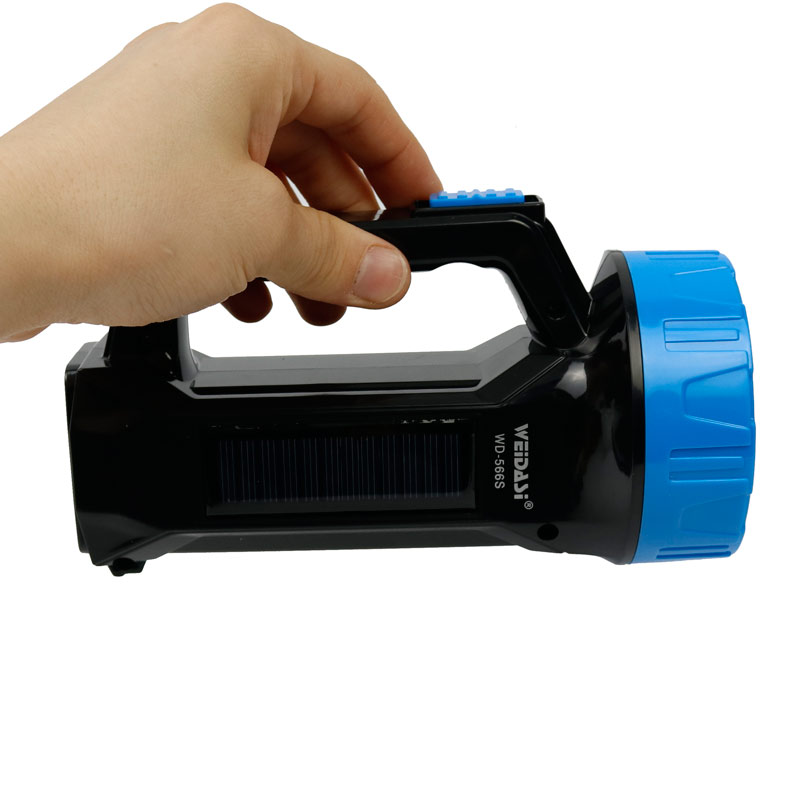 چراغ قوه شارژی خورشیدی Weidasi WD-566S