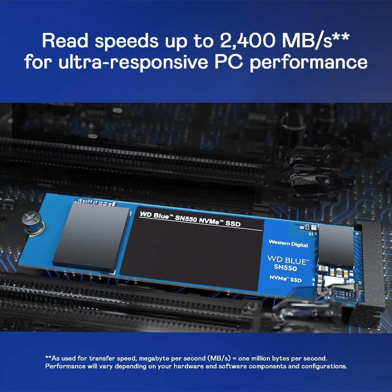 حافظه SSD وسترن دیجیتال Western Digital Blue SN550 1TB M.2