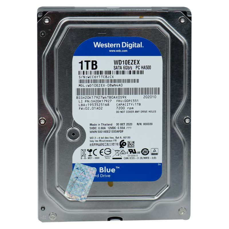 هارد اینترنال وسترن دیجیتال Western Digital Blue WD10EZEX-R 1TB
