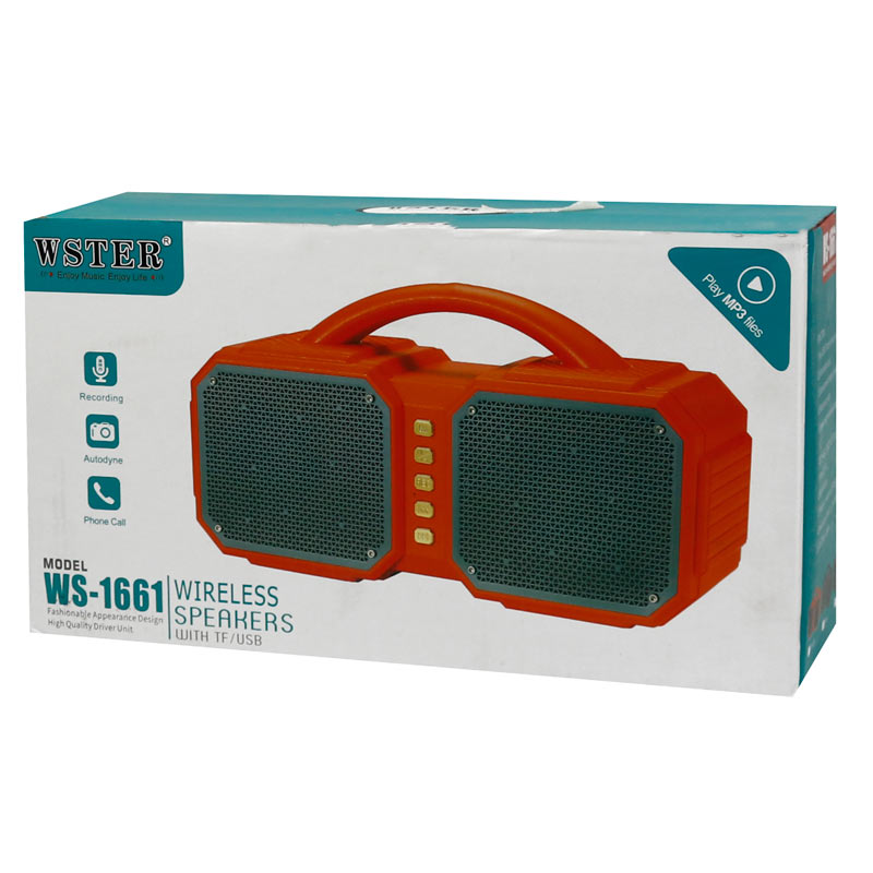 اسپیکر بلوتوثی رم و فلش خور WSTER WS-1661