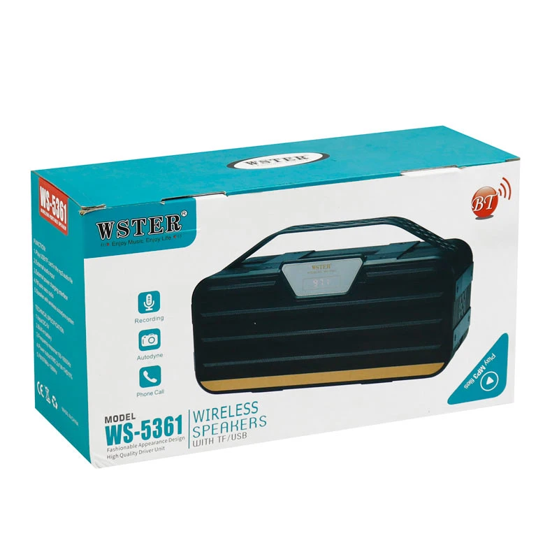 اسپیکر بلوتوثی رم و فلش خور Wster WS-5361
