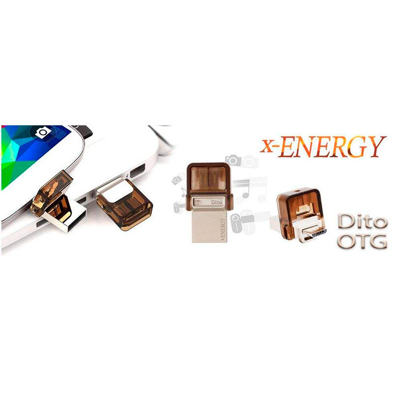 فلش 64 گیگ ایکس انرژی X-Energy Dito OTG MicroUSB
