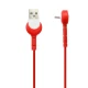 کابل فست شارژ XS-008 2.1A Type-C 1.2m یکسر L