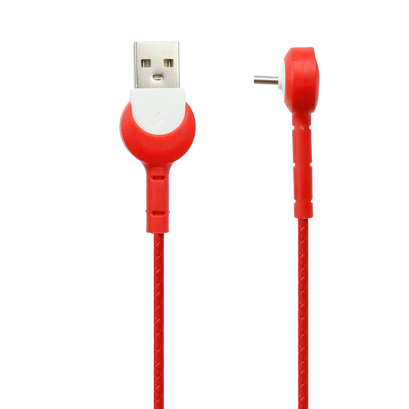 کابل فست شارژ XS-008 2.1A Type-C 1.2m یکسر L