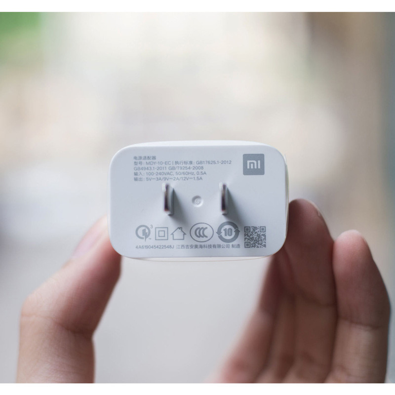 کلگی فست شارژ Xiaomi MDY-10-EC QC3 PD 3A سرجعبه