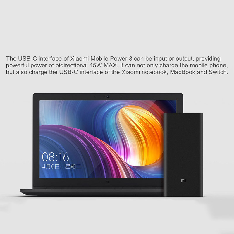 پاور بانک 20000 شیائومی Xiaomi PLM07ZM Mi Power Bank 3