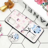قاب فانتزی برجسته + پاپ سوکت طرح جغد شیائومی Poco M3 سری D