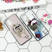 قاب فانتزی برجسته + پاپ سوکت طرح دخترانه شیائومی Redmi Note 10 / Note 10s سری D