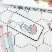 قاب فانتزی برجسته + پاپ سوکت طرح گربه شیائومی Redmi Note 10 / Note 10s سری D