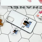 قاب فانتزی برجسته + پاپ سوکت طرح Friends شیائومی Redmi Note 10 / Note 10s سری D