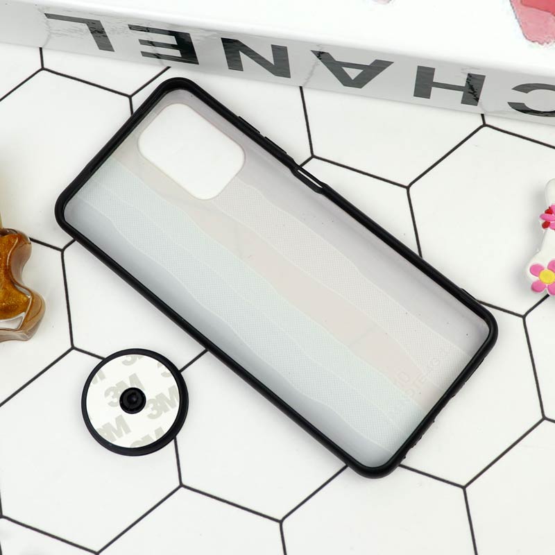 قاب فانتزی برجسته + پاپ سوکت طرح رنگین کمان شیائومی Redmi Note 10 / Note 10s سری D