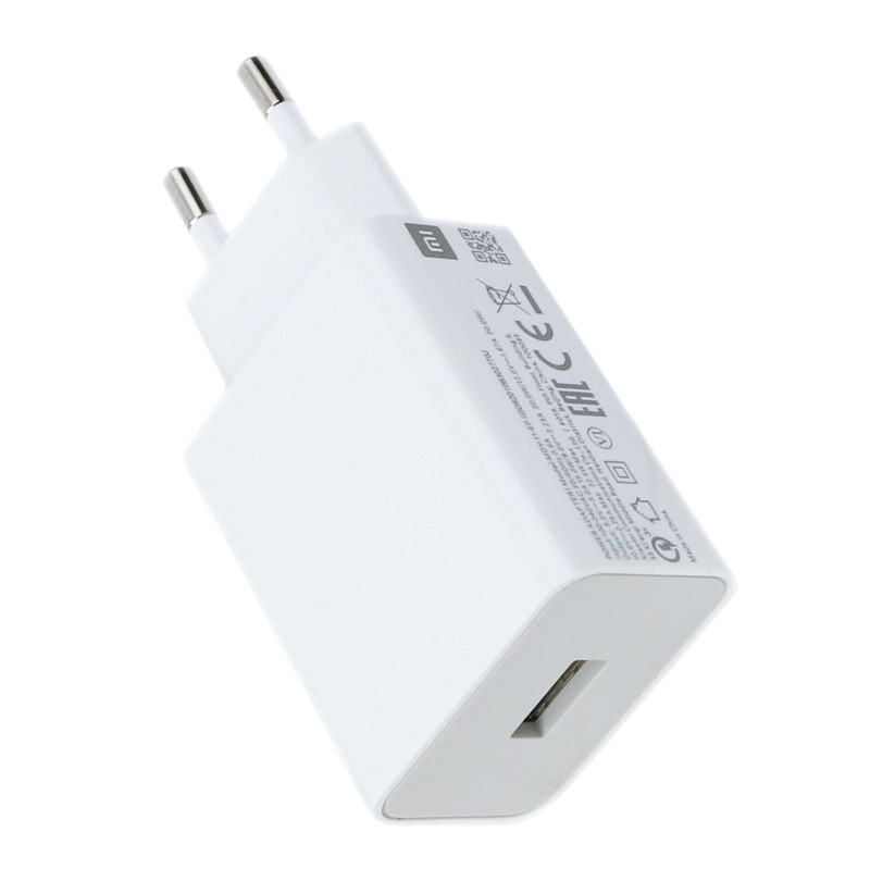 شارژر دیواری فست شارژ Xiaomi POCO M3 QC3 22.5W سرجعبه + کابل Type-C و جعبه گوشی