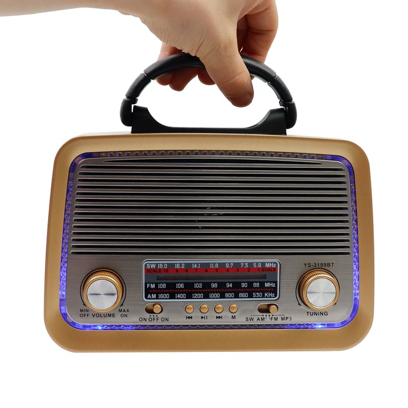 رادیو اسپیکر بلوتوثی رم و فلش خور YS-3199BT