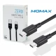 کابل تبدیل فست شارژ Momax Zero DC16 Type-C to Type-C 3A 1m