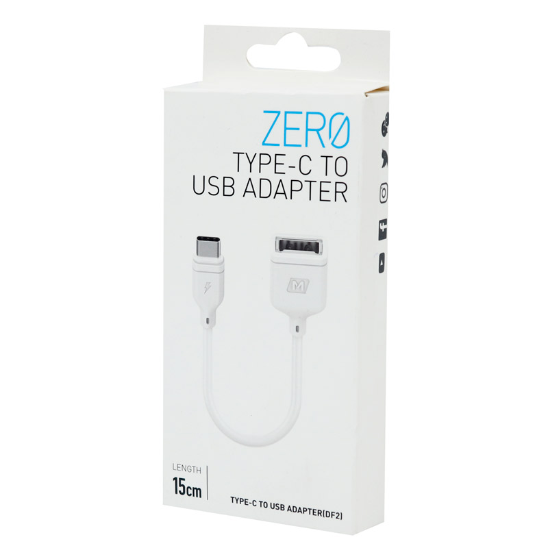 تبدیل Momax Zero DF2W Type-C To USB 15cm