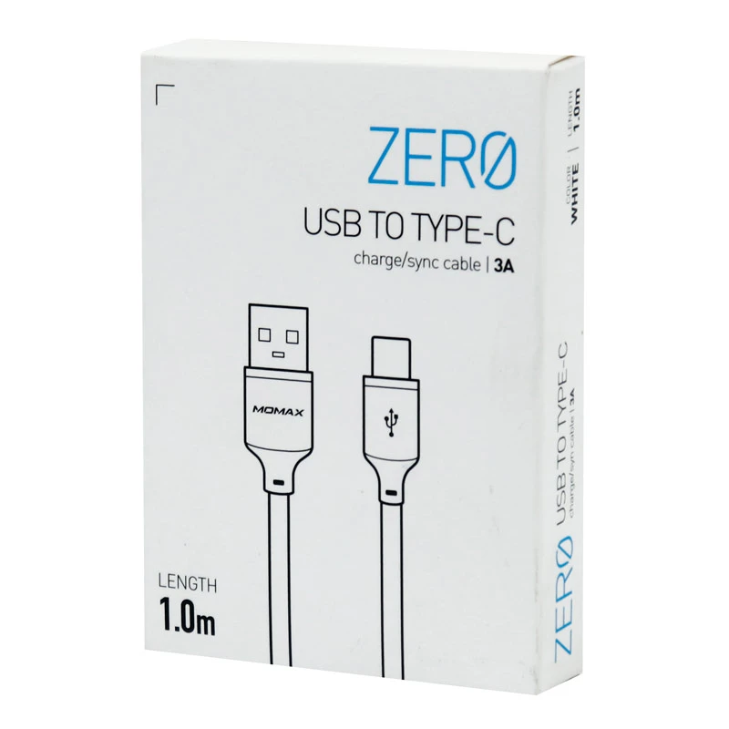 کابل فست شارژ Momax Zero DA16 3A Type-C 1m