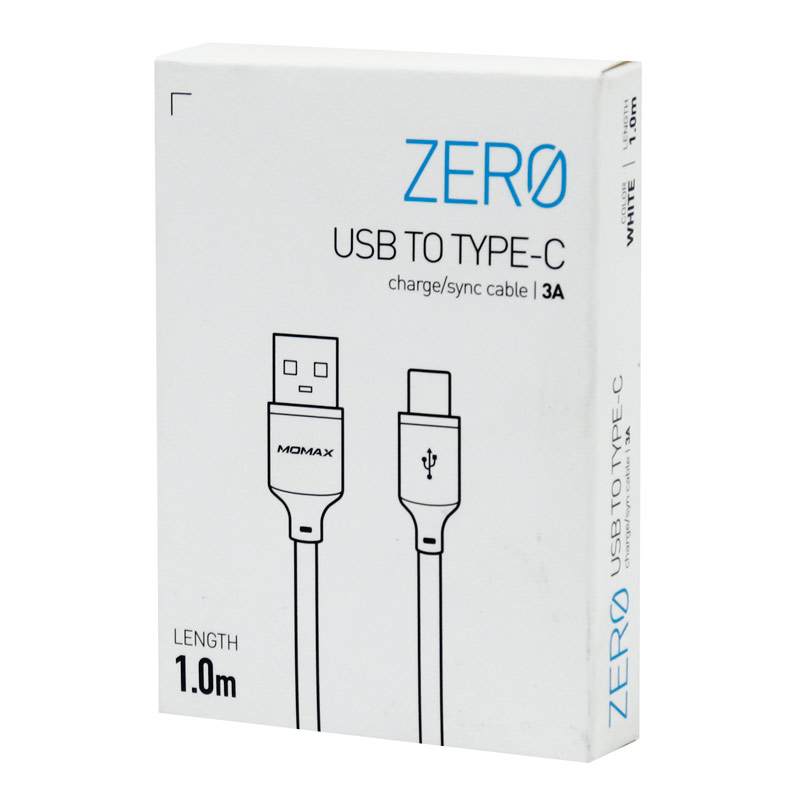 کابل فست شارژ Momax Zero DA16 3A Type-C 1m