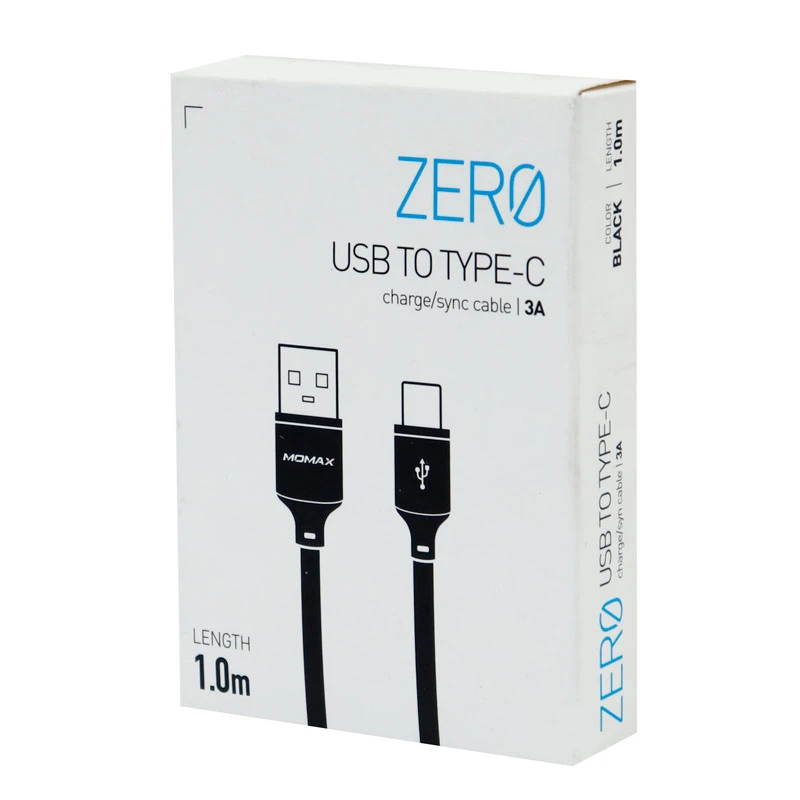 کابل فست شارژ Momax Zero DA16 3A Type-C 1m