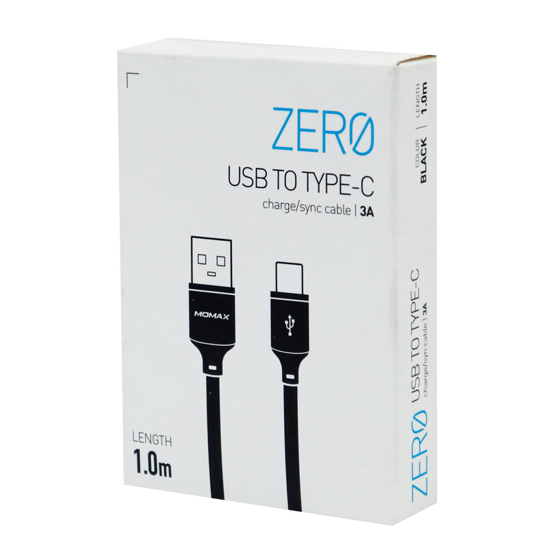 کابل فست شارژ Momax Zero DA16 3A Type-C 1m