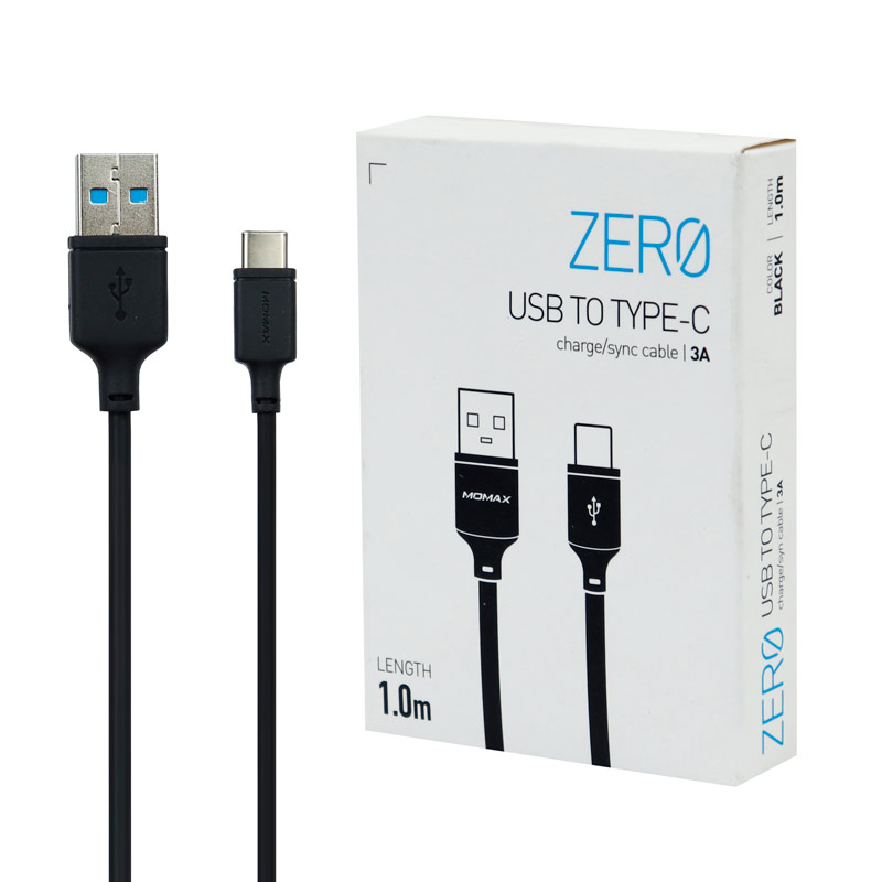 کابل فست شارژ Momax Zero DA16 3A Type-C 1m